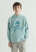 SWEATSHIRT COM CAPUZ E SKULL PADRÃO