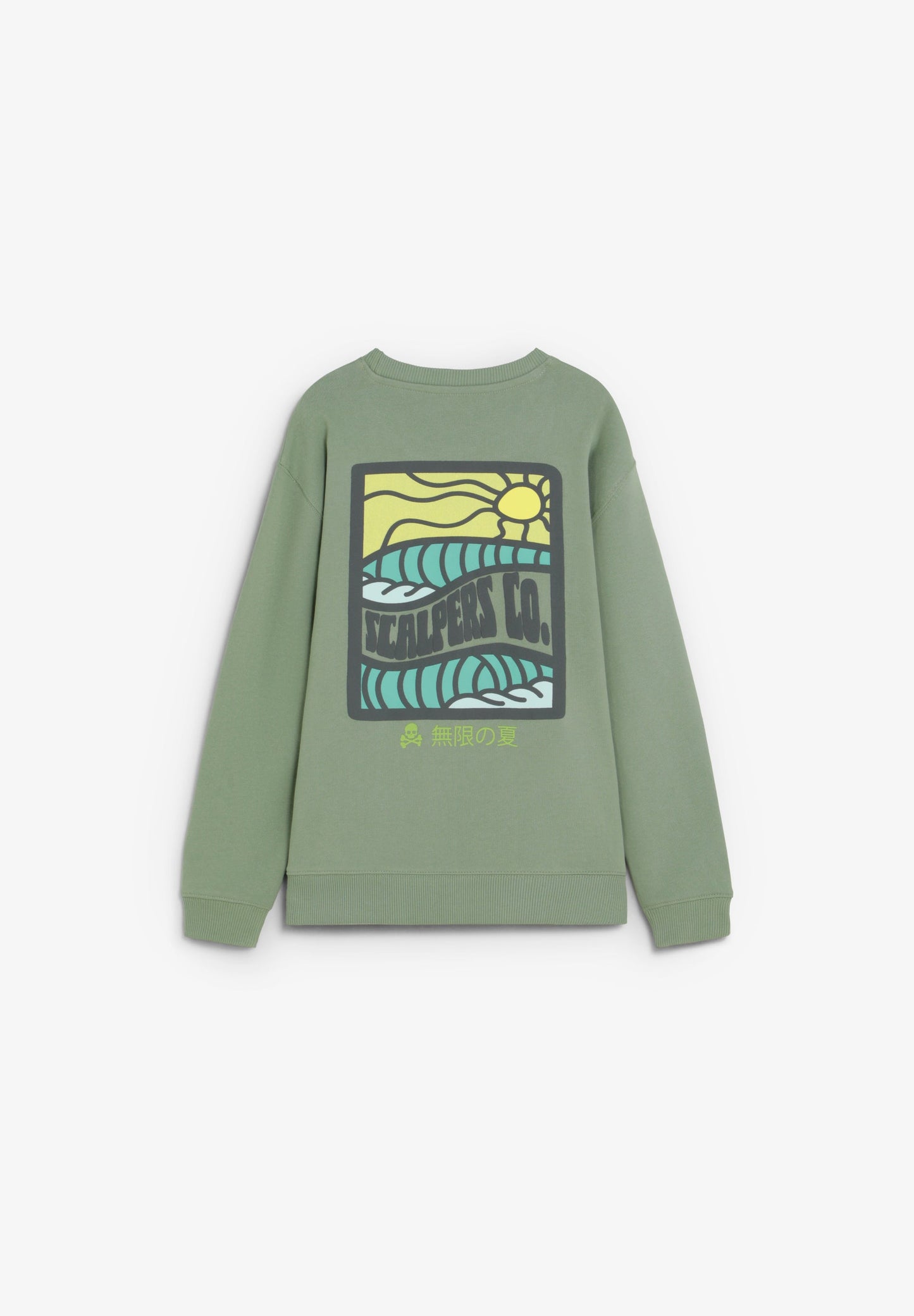 SWEATSHIRT PADRÃO TRASEIRO NO BOLSO