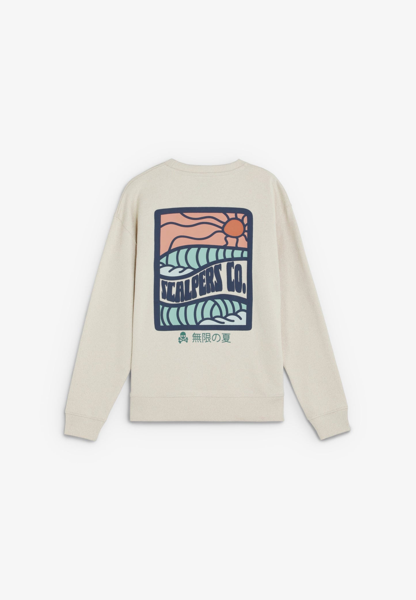 SWEATSHIRT PADRÃO TRASEIRO NO BOLSO