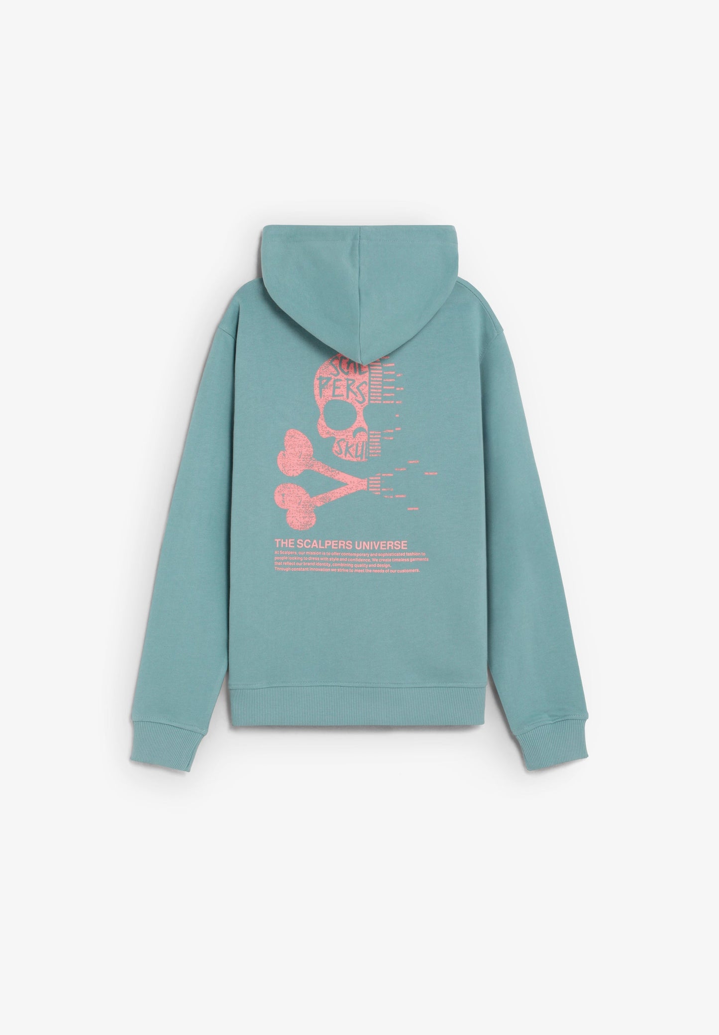 SWEATSHIRT COM CAPUZ E PADRÃO DE SKULL