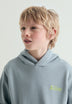 SWEATSHIRT COM CAPUZ E PADRÃO DE SKULL