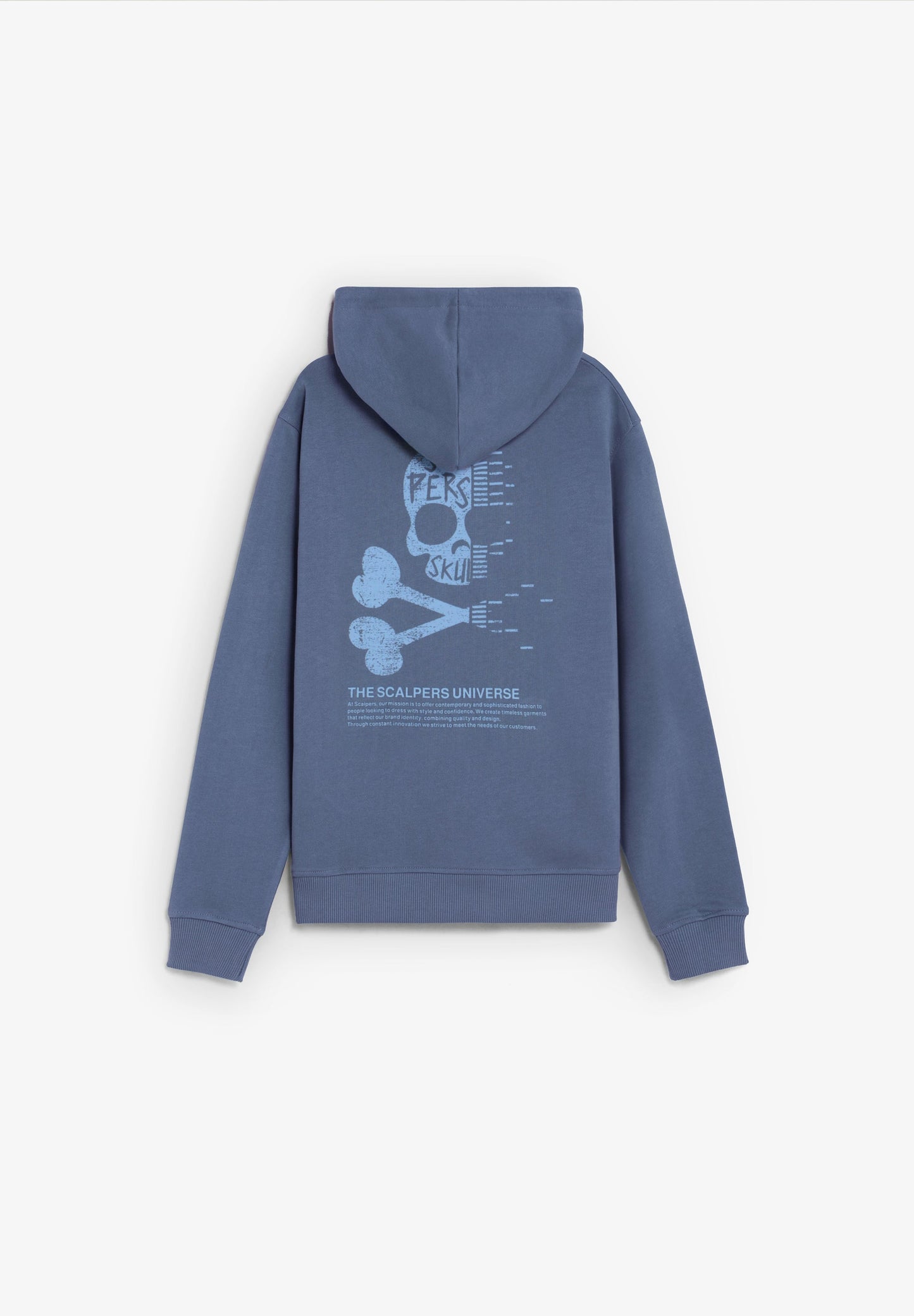 SWEATSHIRT COM CAPUZ E PADRÃO DE SKULL