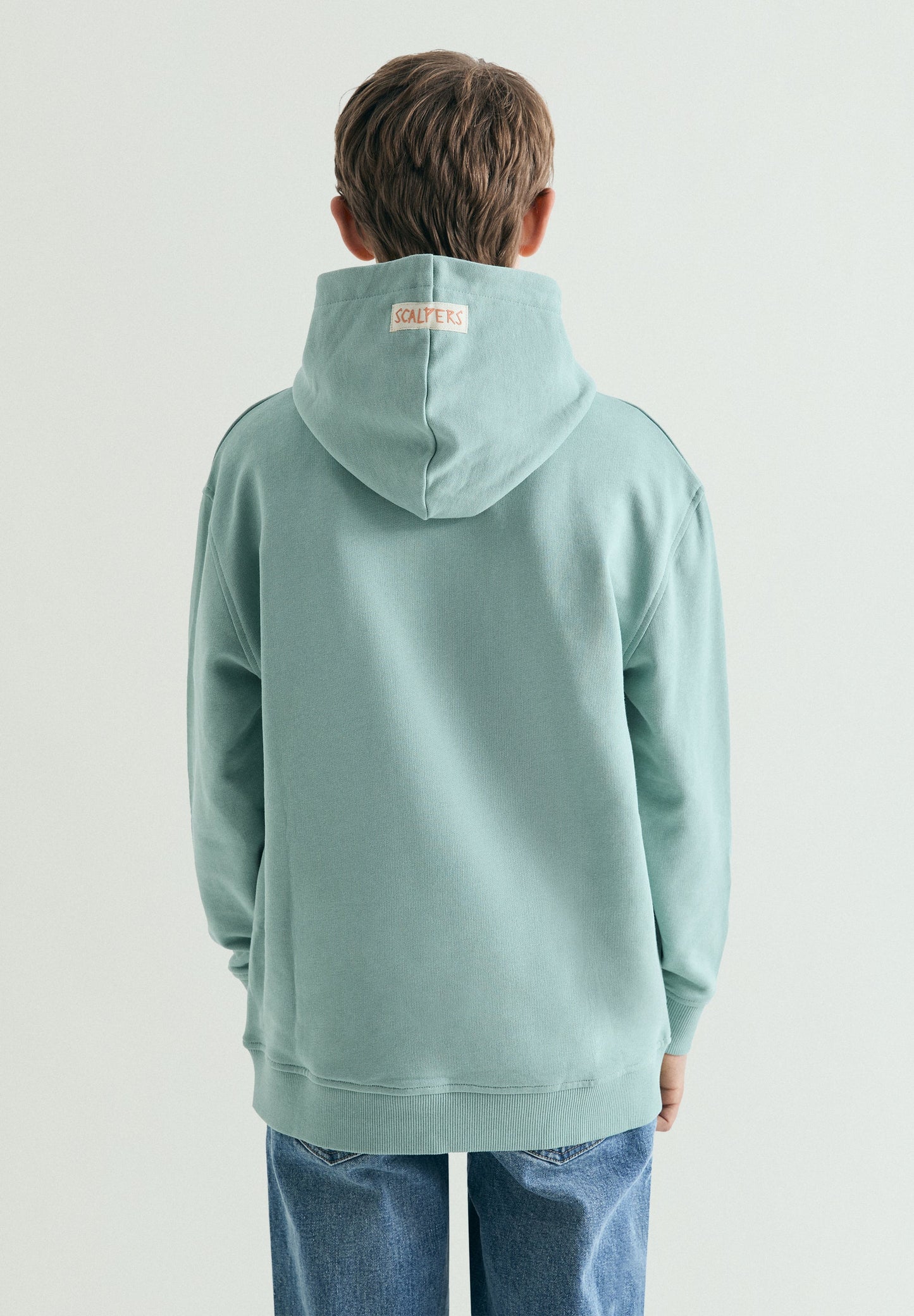 SWEATSHIRT COM CAPUZ COM PADRÃO PRAIA