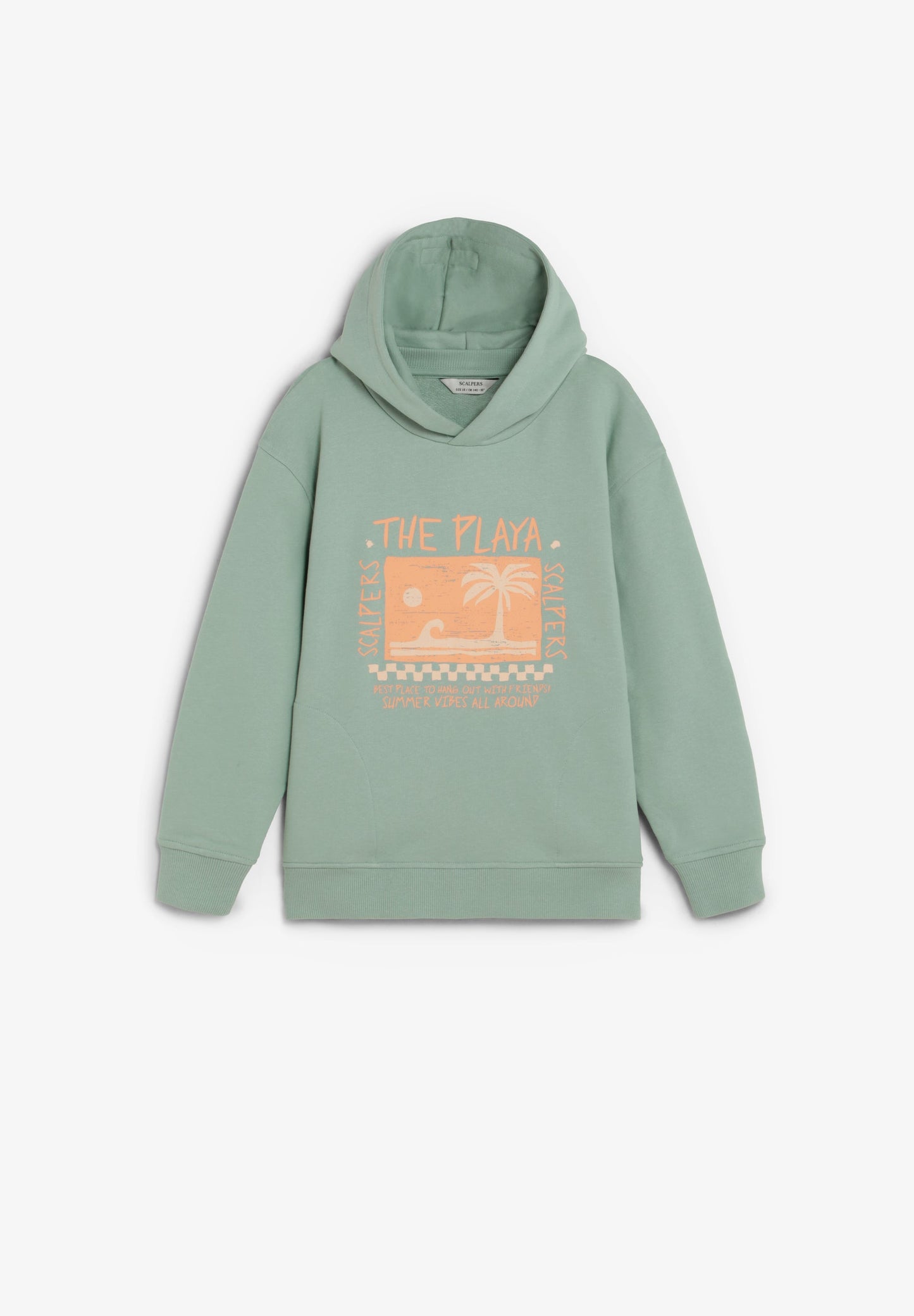 SWEATSHIRT COM CAPUZ COM PADRÃO PRAIA