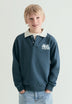 SWEATSHIRT ESTILO CAMISA POLO
