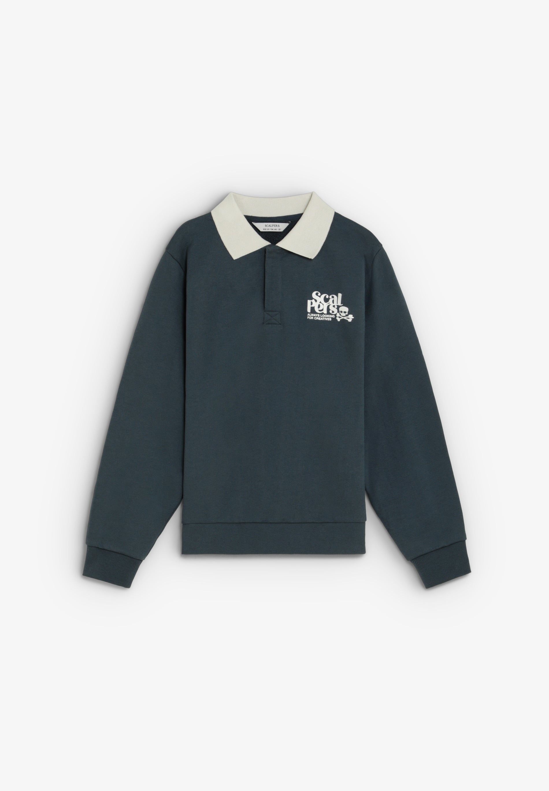 SWEATSHIRT ESTILO CAMISA POLO