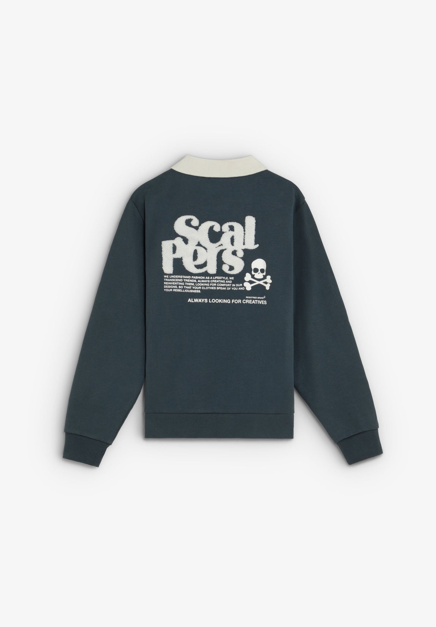 SWEATSHIRT ESTILO CAMISA POLO