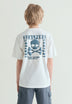 T-SHIRT ESTAMPADA COM LOGÓTIPO