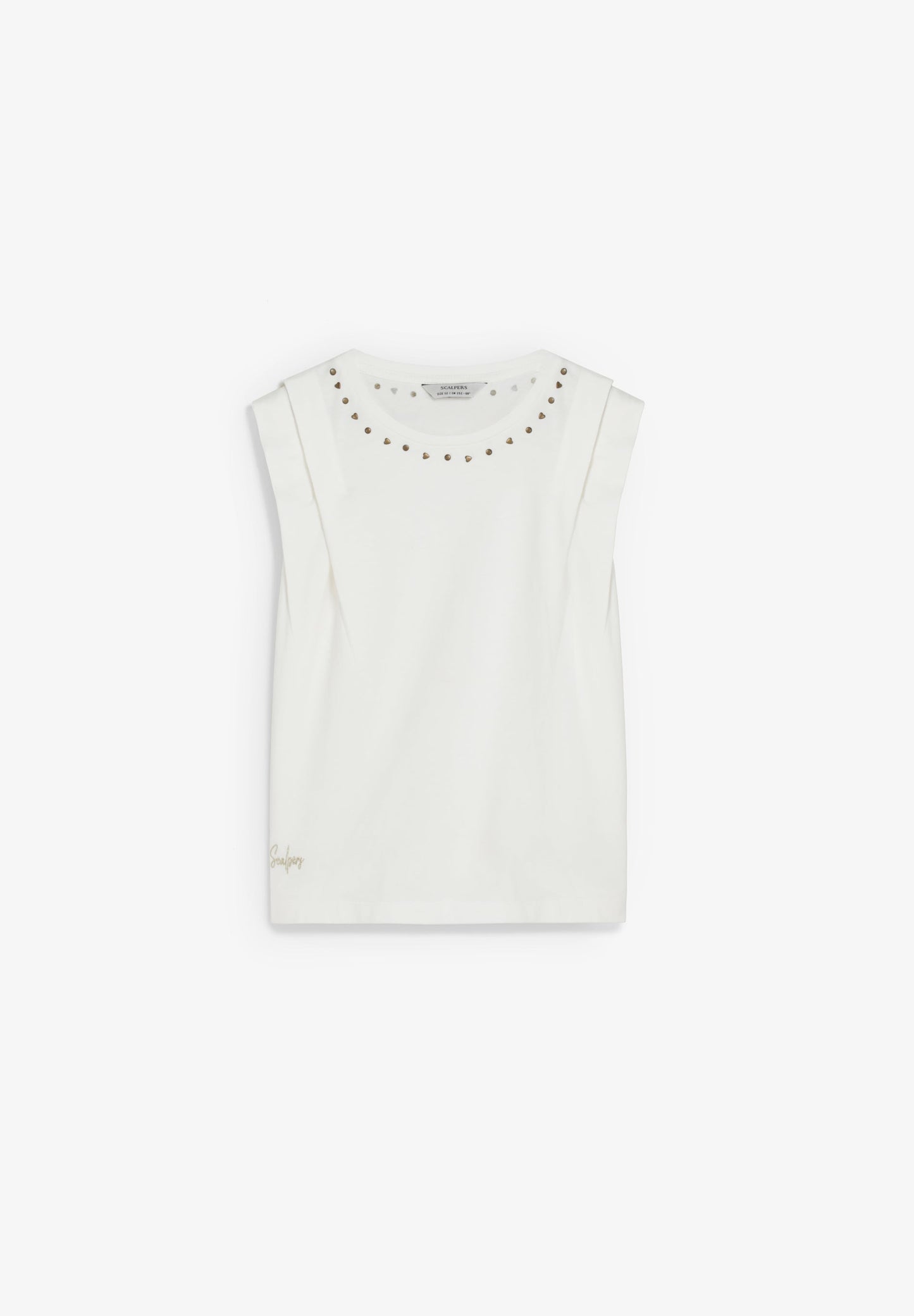 T-SHIRT DE MANGA CAVA COM TACHAS