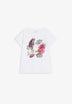 T-SHIRT COM PADRÃO À FRENTE