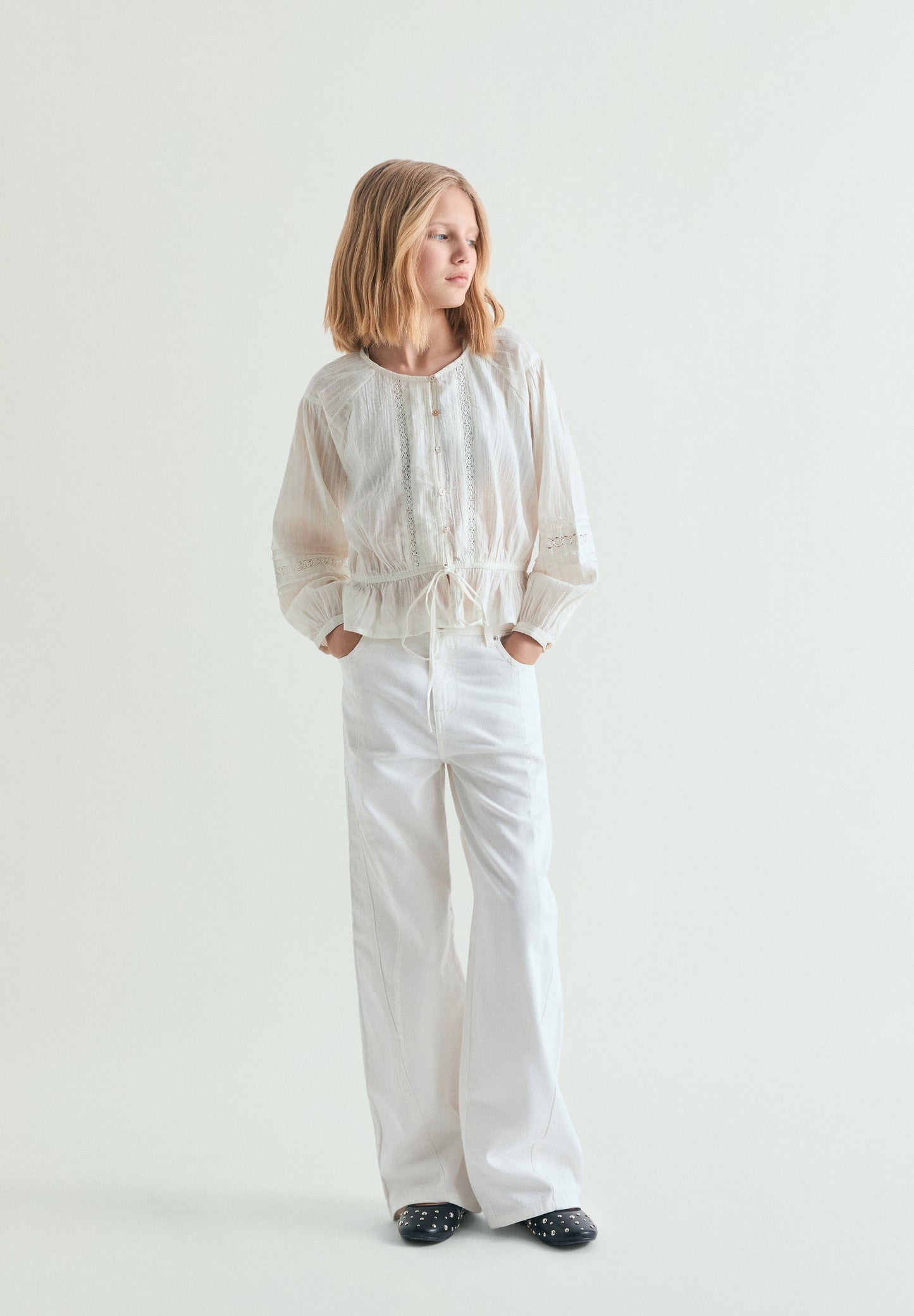 BLUSA ROMÁNTICA LAZO - Scalpers