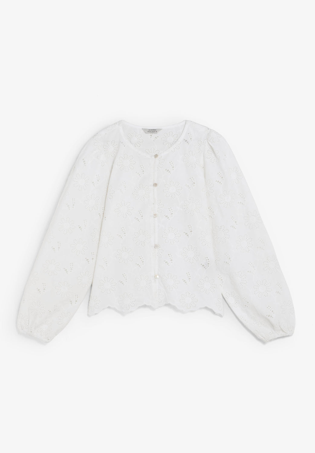 BLUSA PERFORADA BOTONES - Scalpers