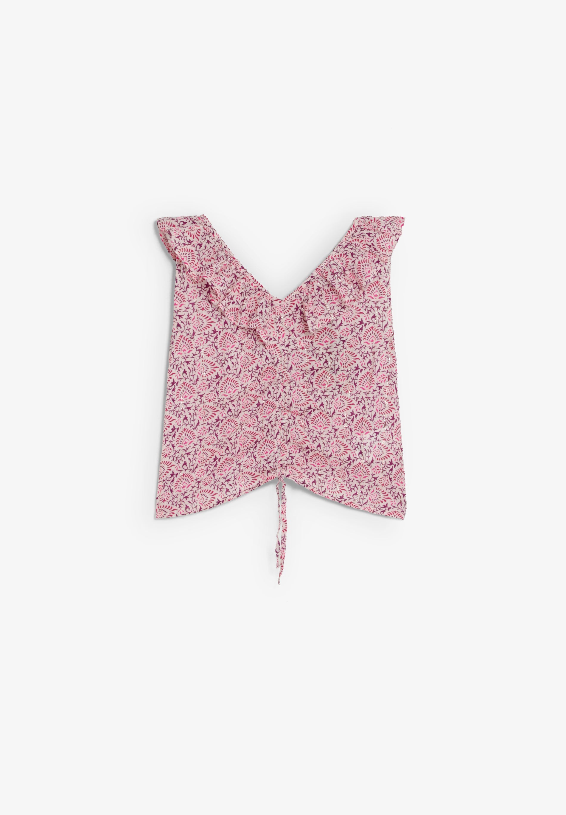 BLUSA FLUIDA COM PADRÃO