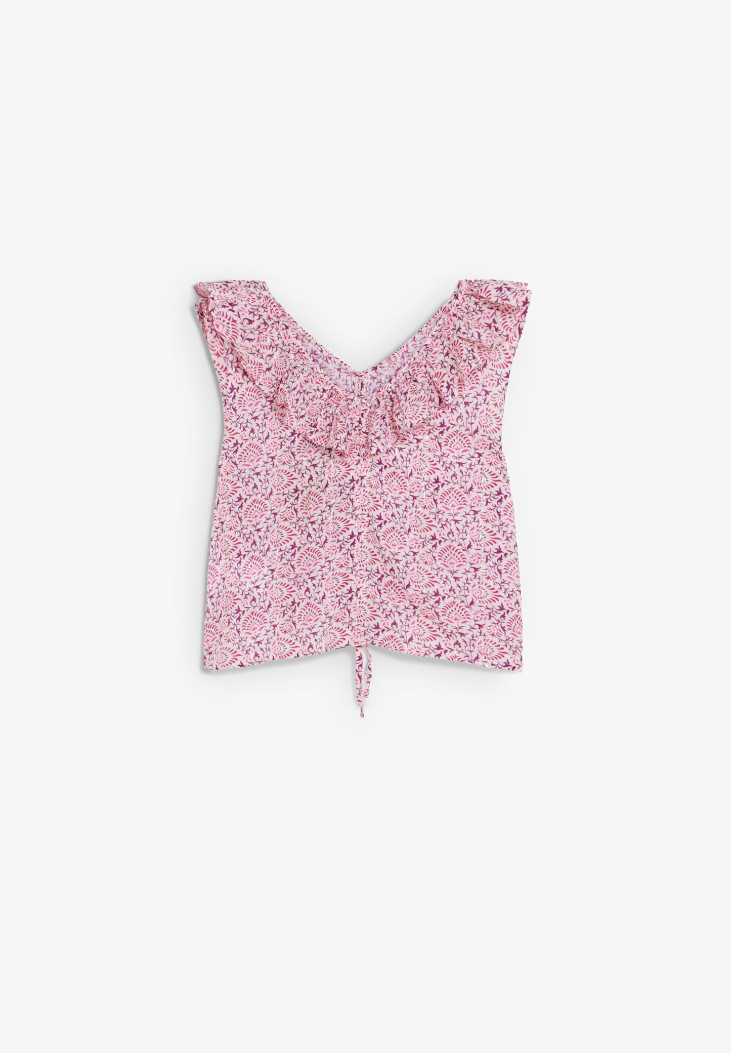BLUSA FLUIDA COM PADRÃO
