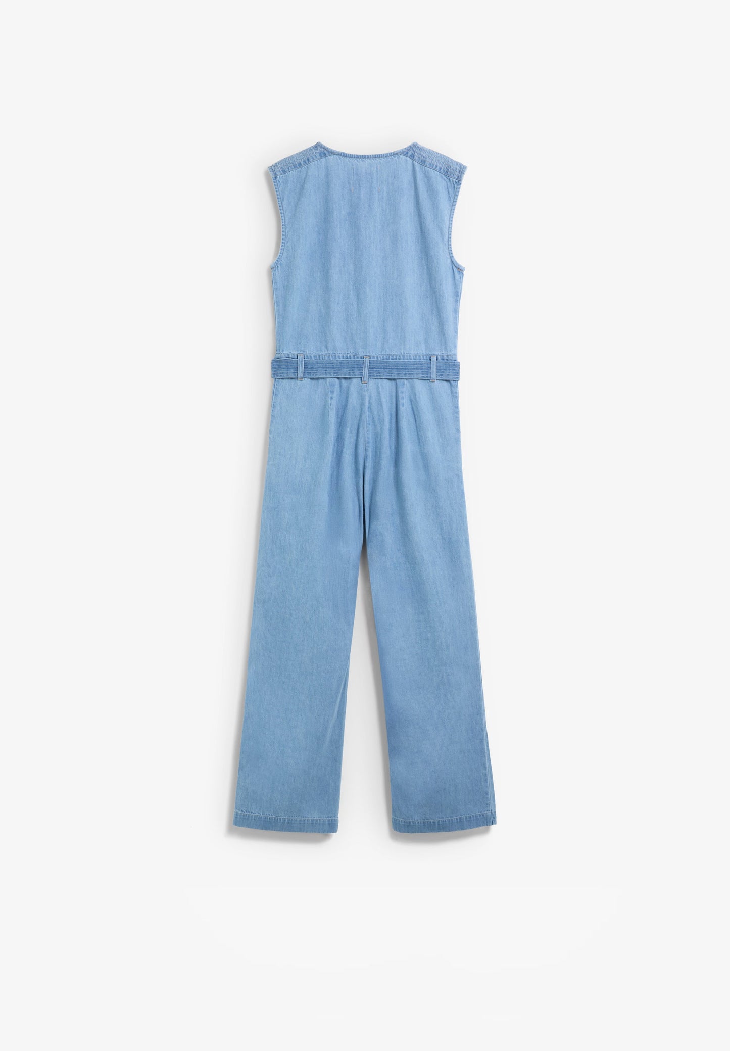 MACACÃO DENIM COM BOTÕES