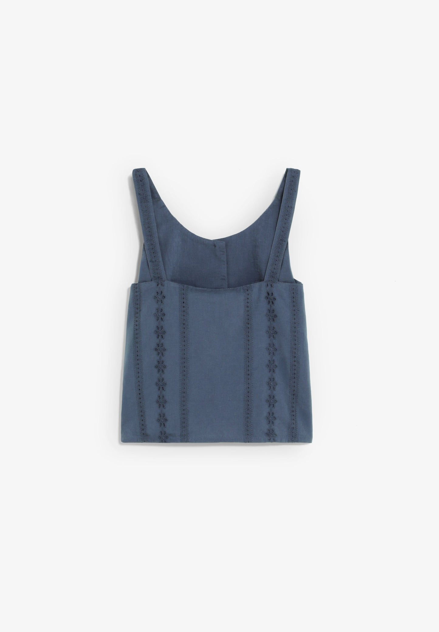 TOP DE ALGODÃO COM BORDADOS