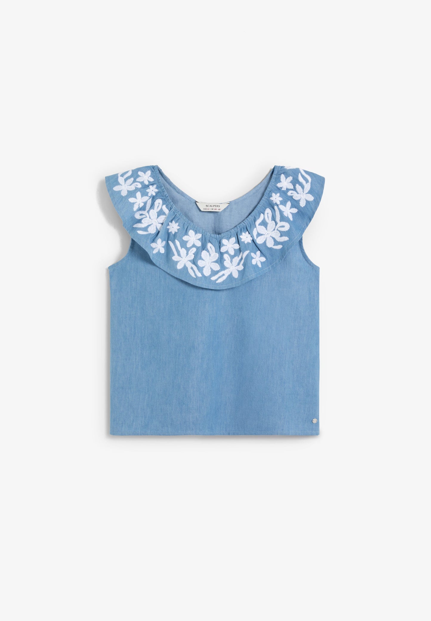 BLUSA DENIM BORDADOS