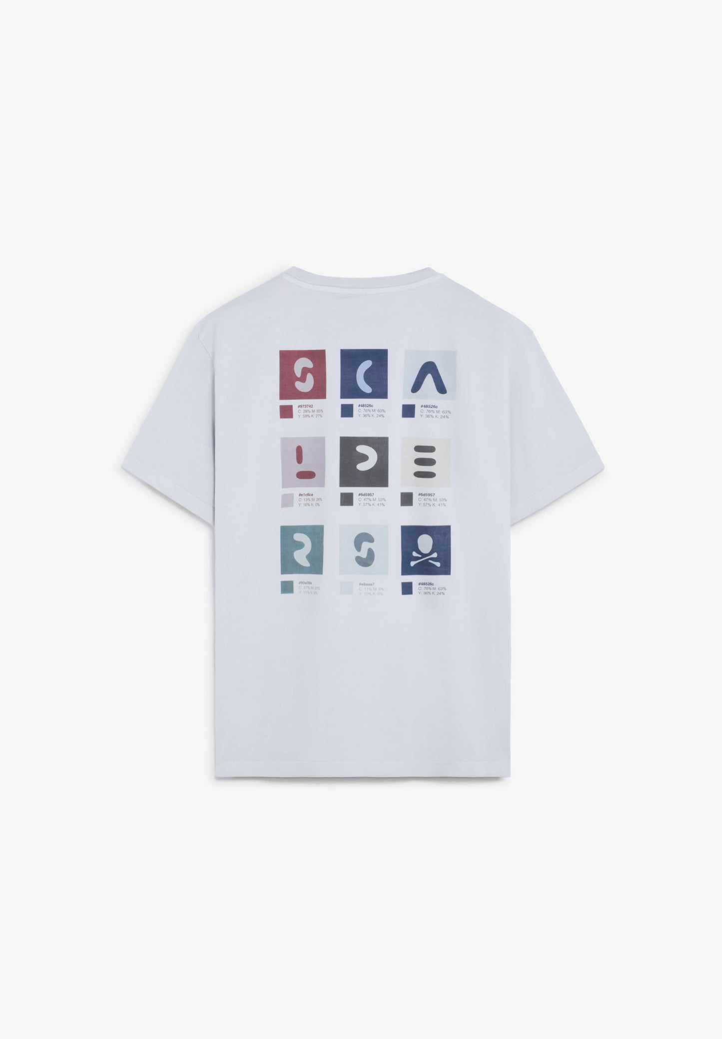 T-SHIRT COM PADRÃO COM EFEITO DESBOTADO