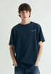 T-SHIRT COM BORDADO EM CONTRASTE RELAXED