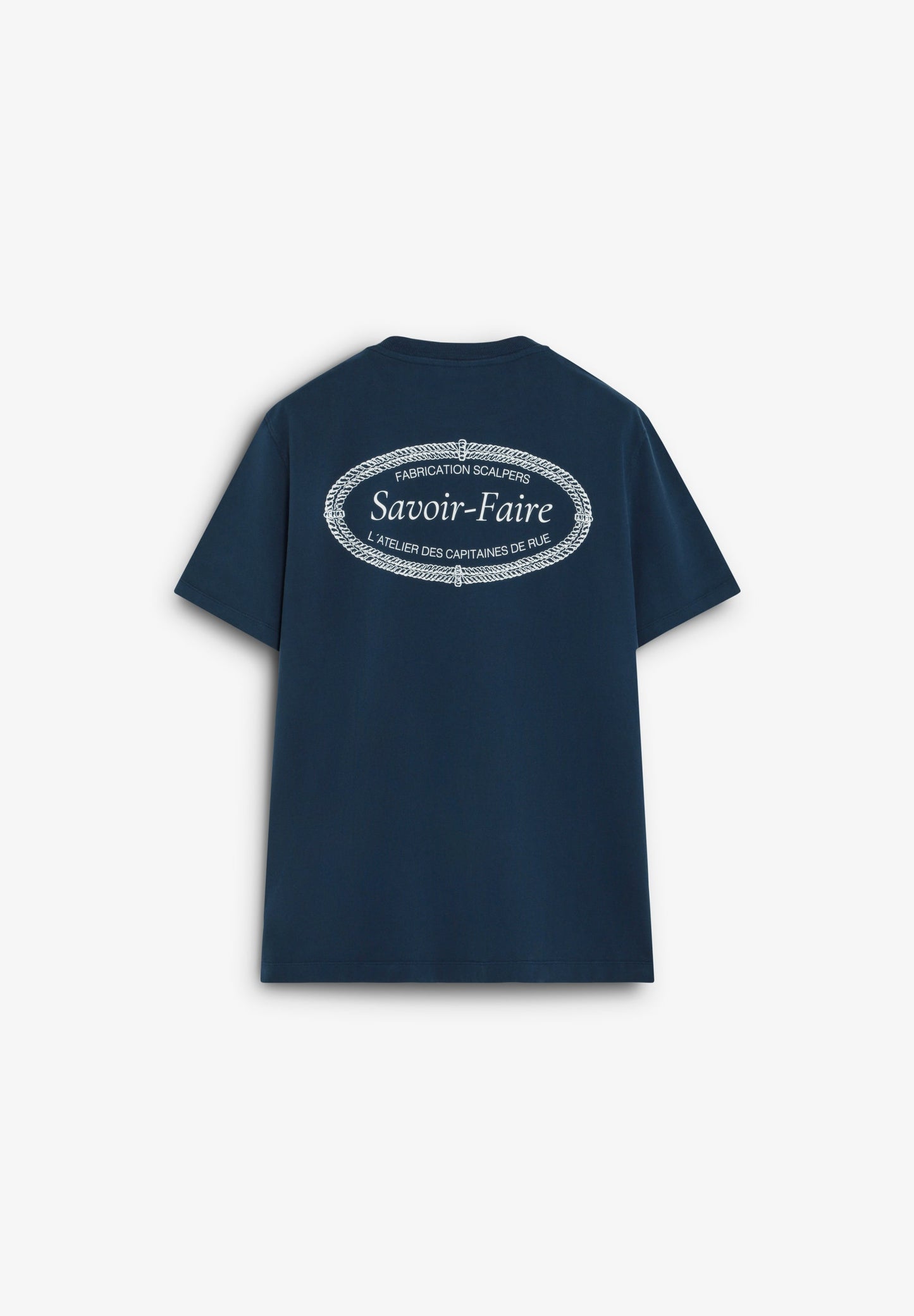 T-SHIRT COM BORDADO EM CONTRASTE RELAXED