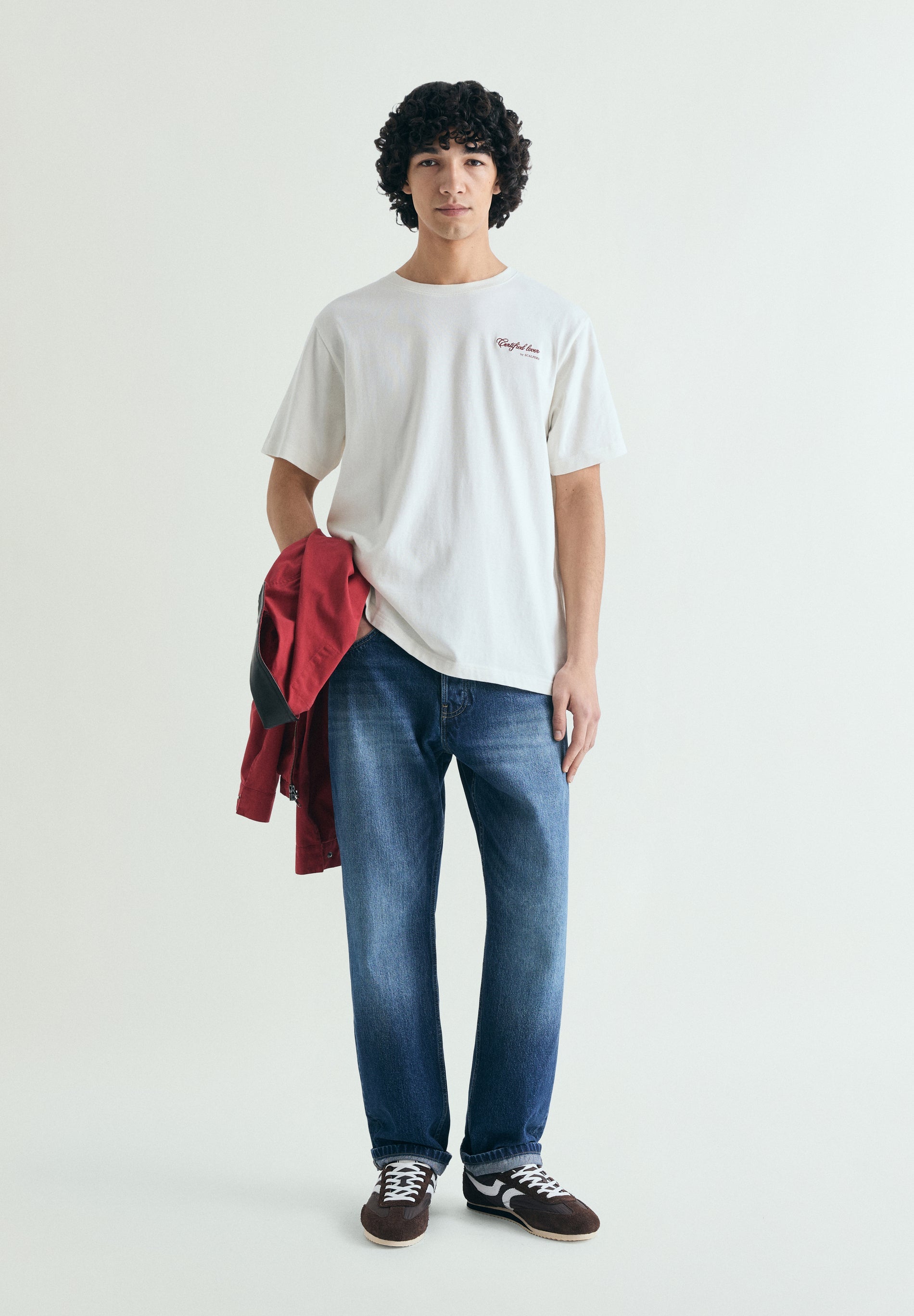 T-SHIRT COM PADRÃO MADE FOR LATE NIGHTS