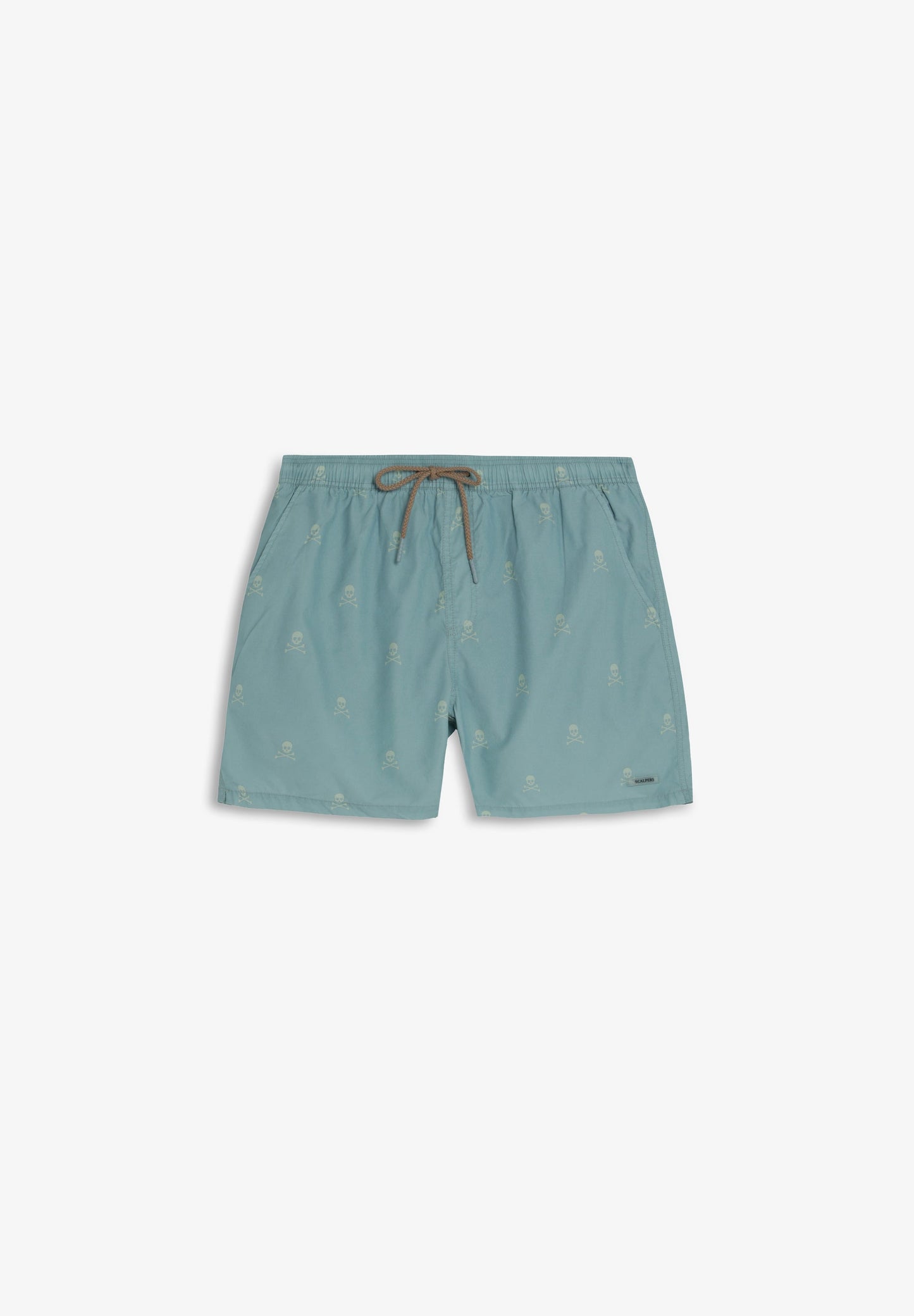 CALÇÕES DE BANHO COM SKULLS EM CONTRASTE