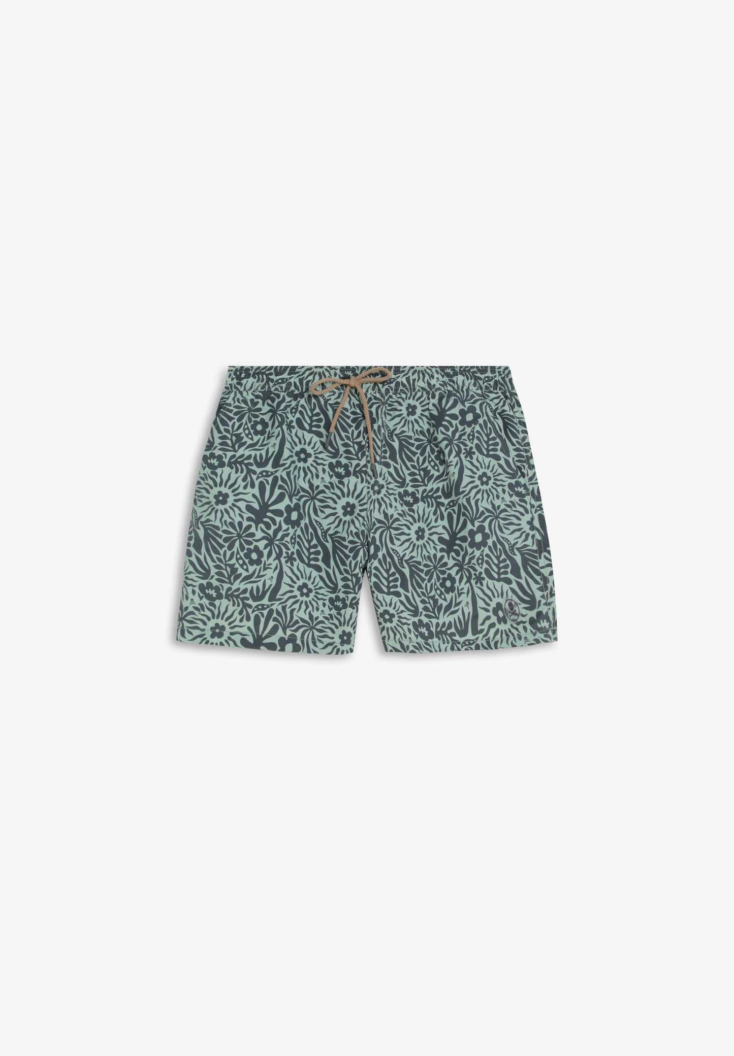 CALÇÕES DE BANHO COM ESTAMPADO FLORAL