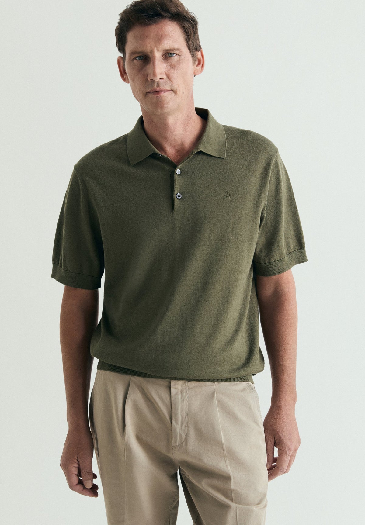 CAMISA POLO EM TRICOT COM SKULL