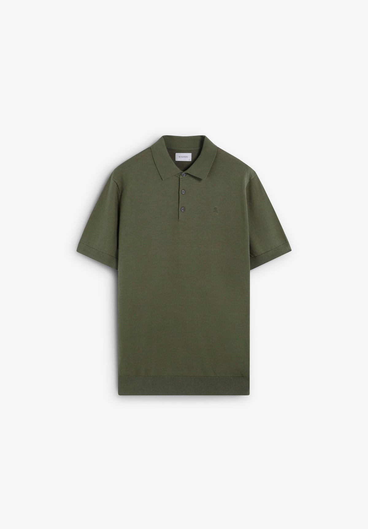 CAMISA POLO EM TRICOT COM SKULL