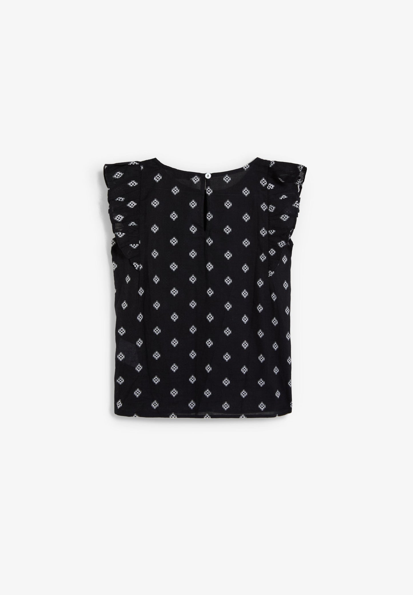 BLUSA JACQUARD DE MANGA CAVA
