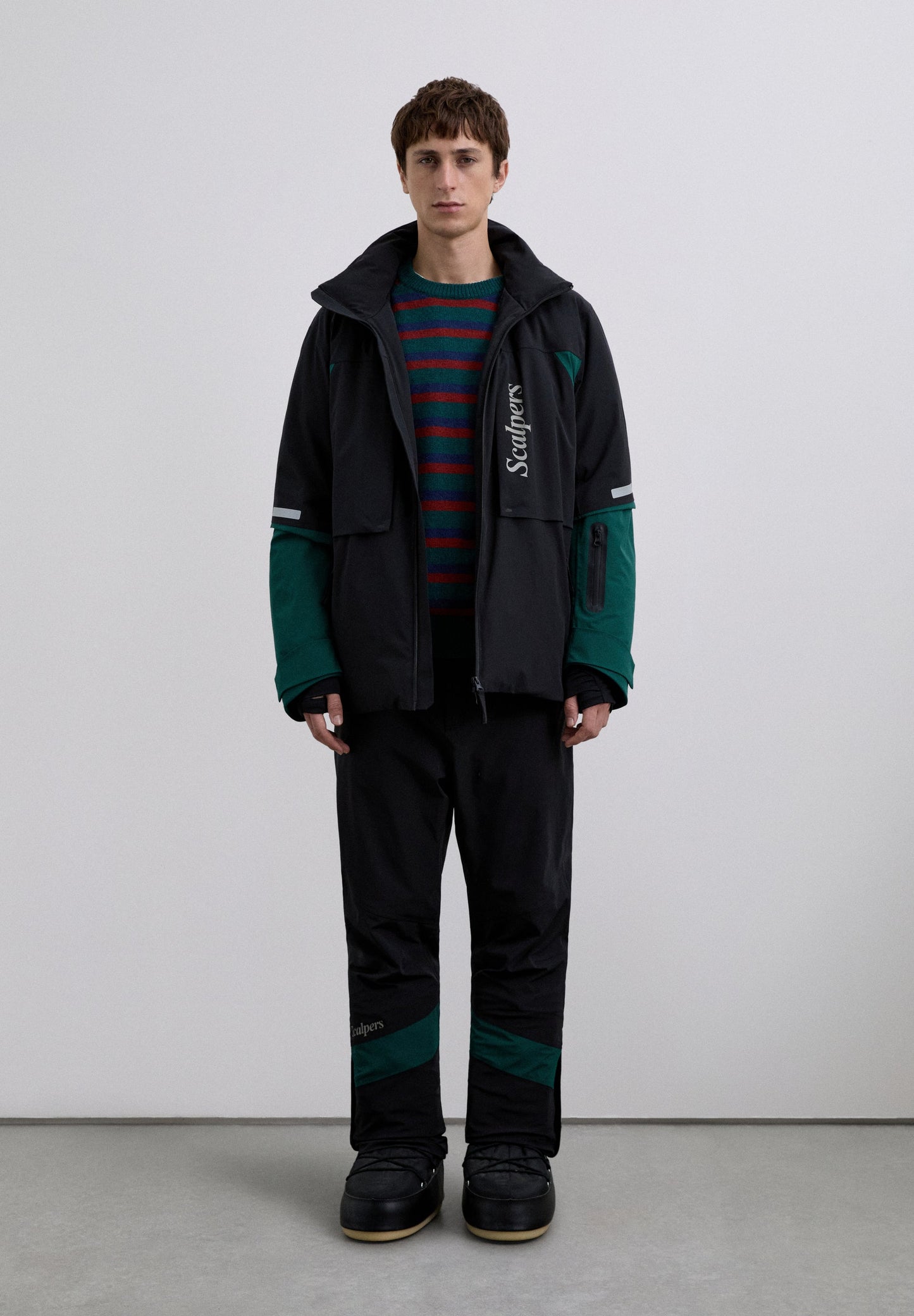 CARDIGAN DE ESQUI BICOLOR