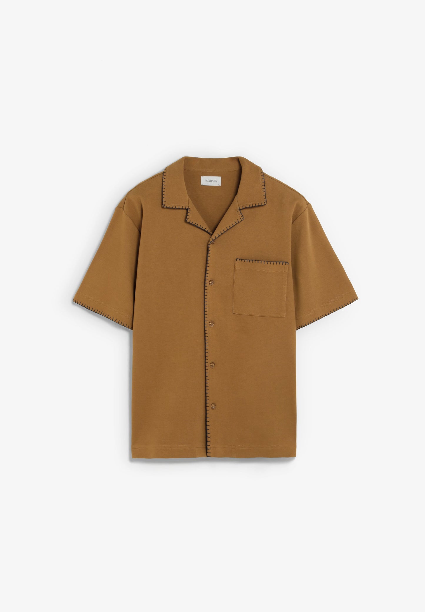 CAMISA DE MANGA CURTA COSTURAS