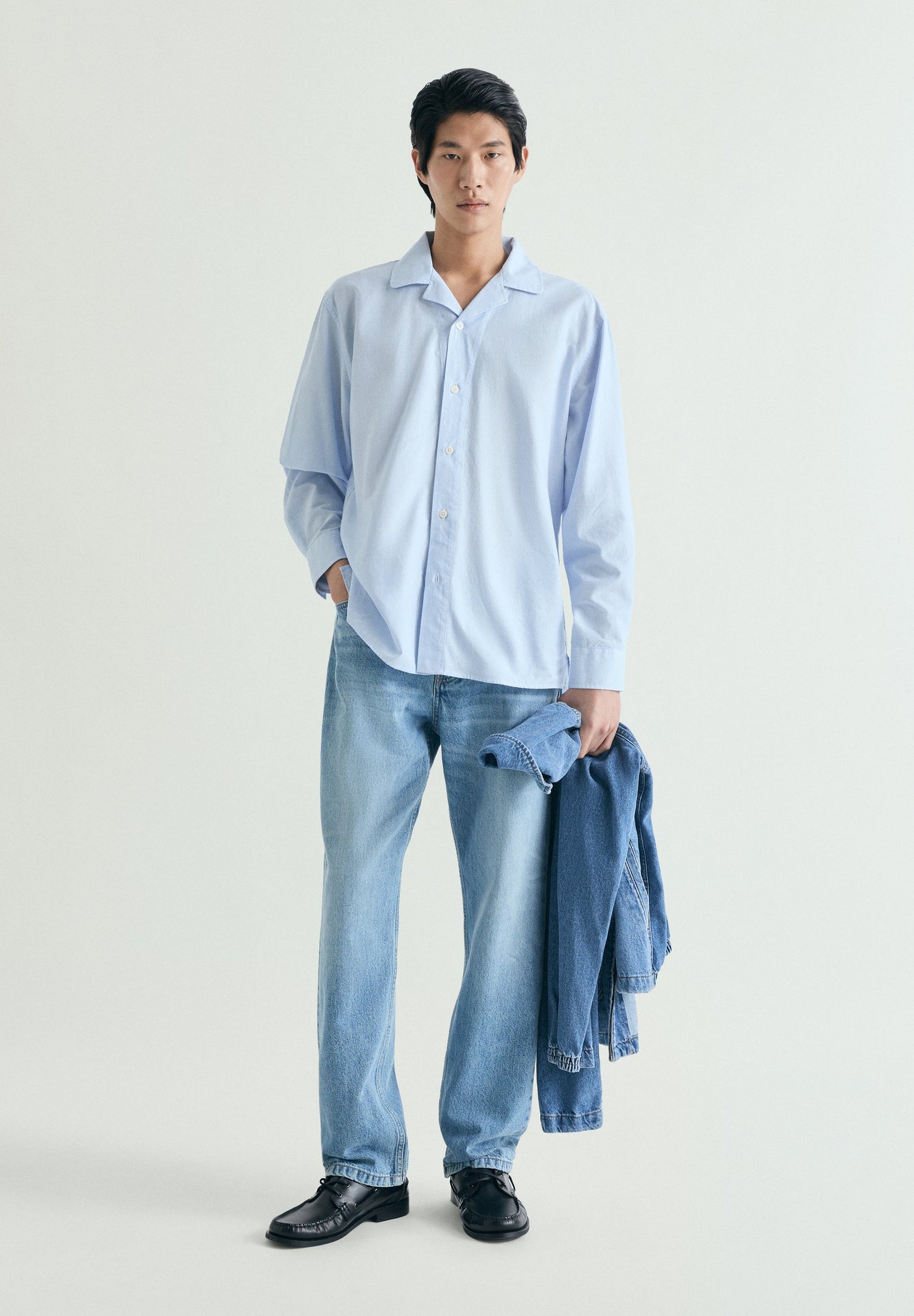 CAMISA OXFORD ÀS RISCAS