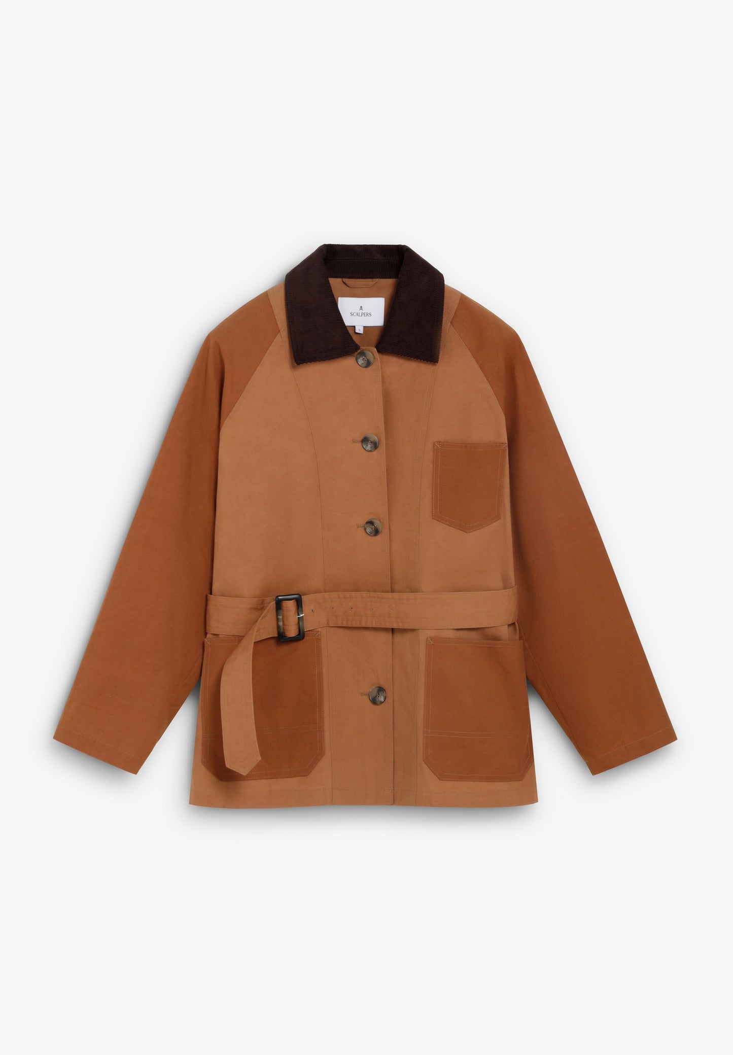 CARDIGAN ENCERADO BICOLOR