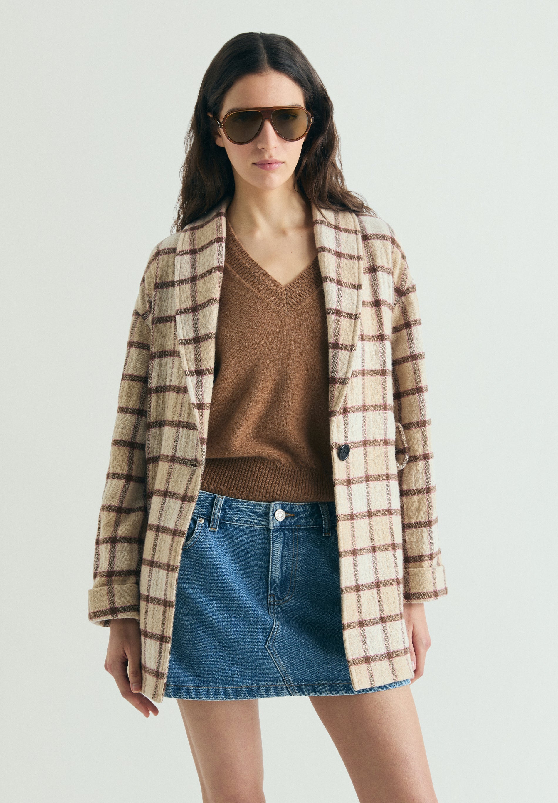 CASACO DE PANO XADREZ