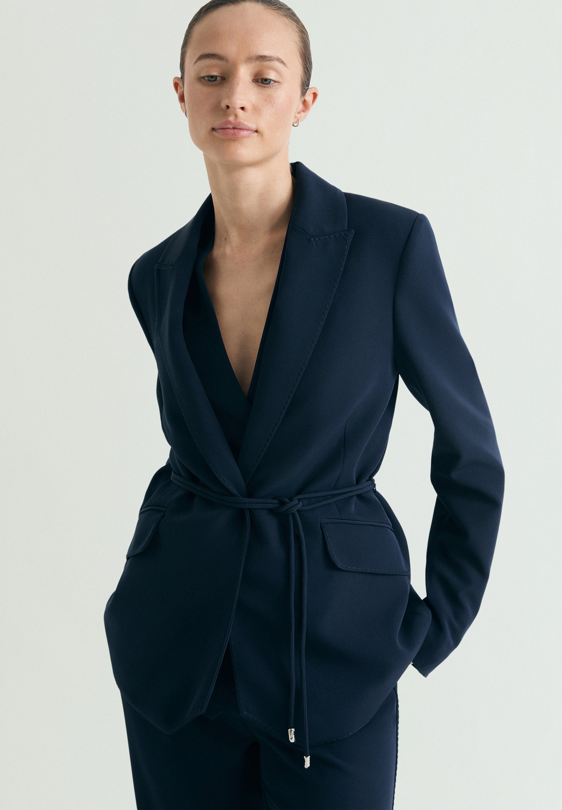BLAZER CINTO ATADO