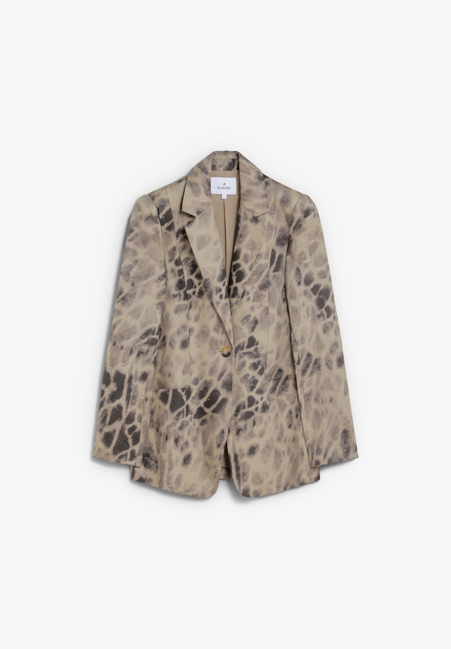 BLAZER DE LINHO COM PADRÃO