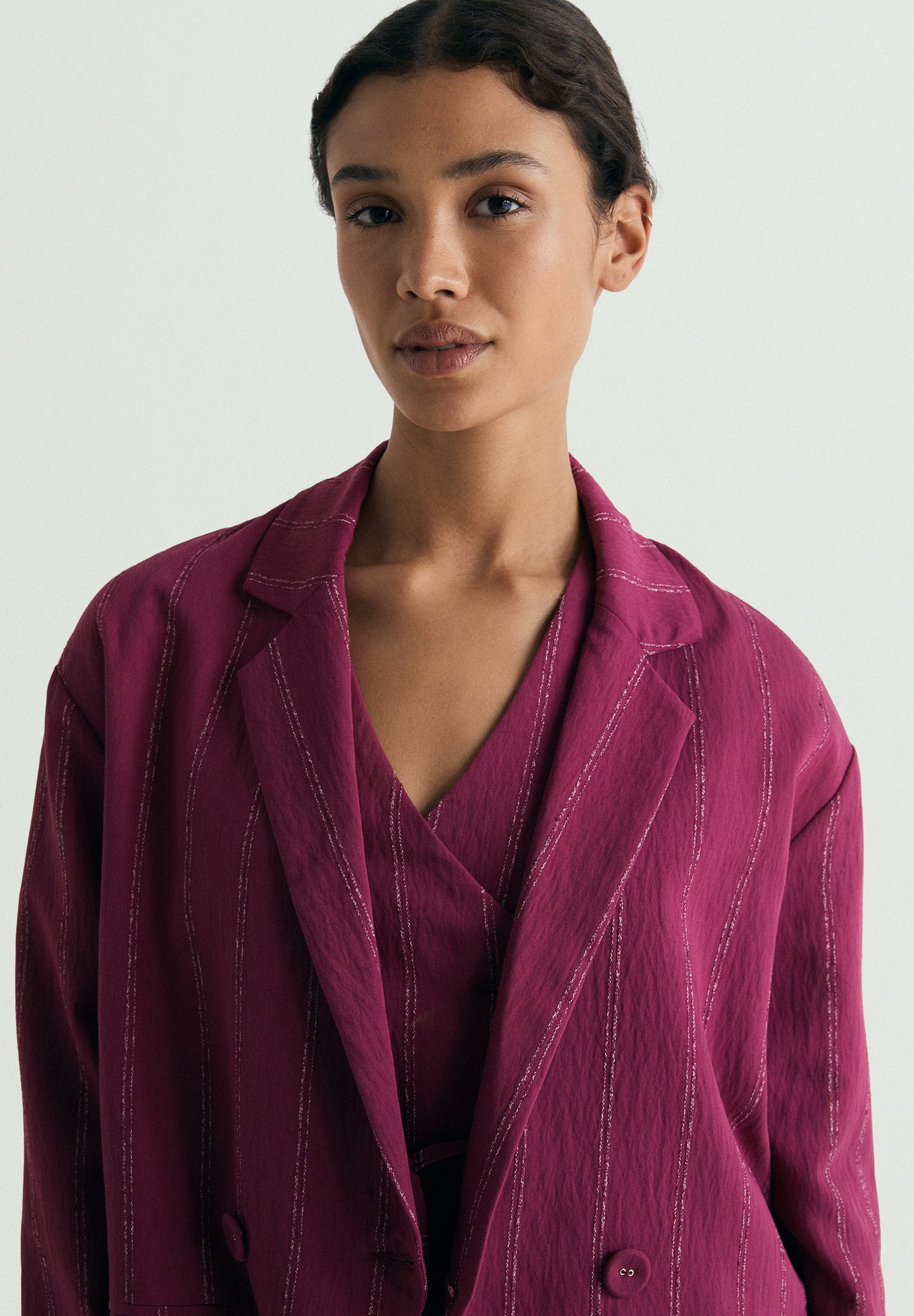 BLAZER CRUZADO RISCAS