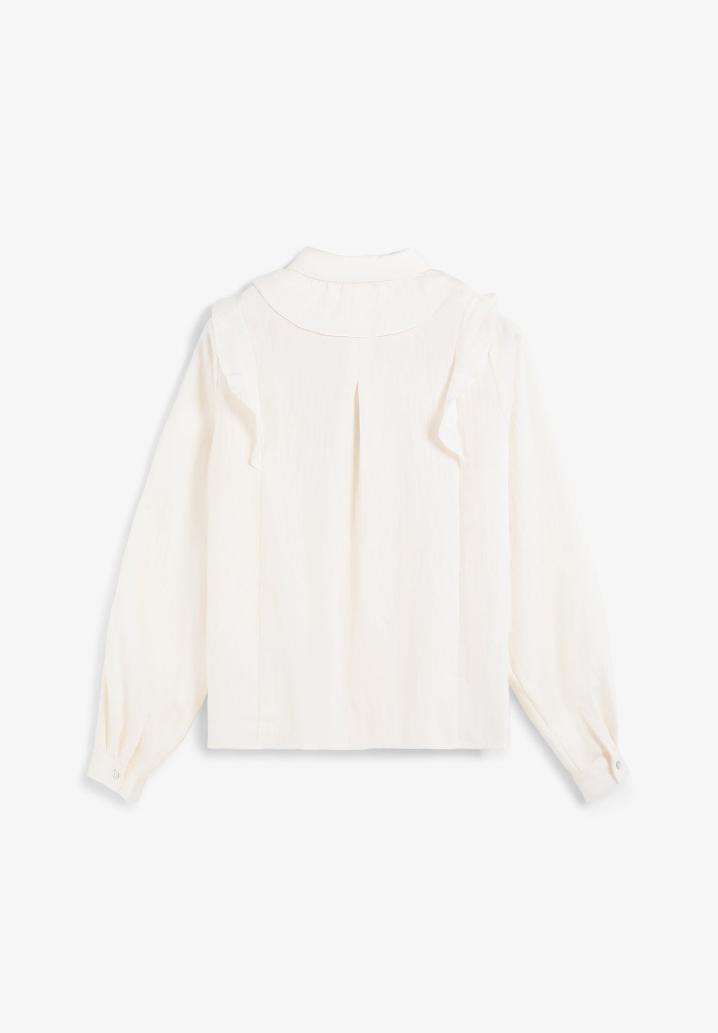 SCSTRIPES FRILL SHIRT