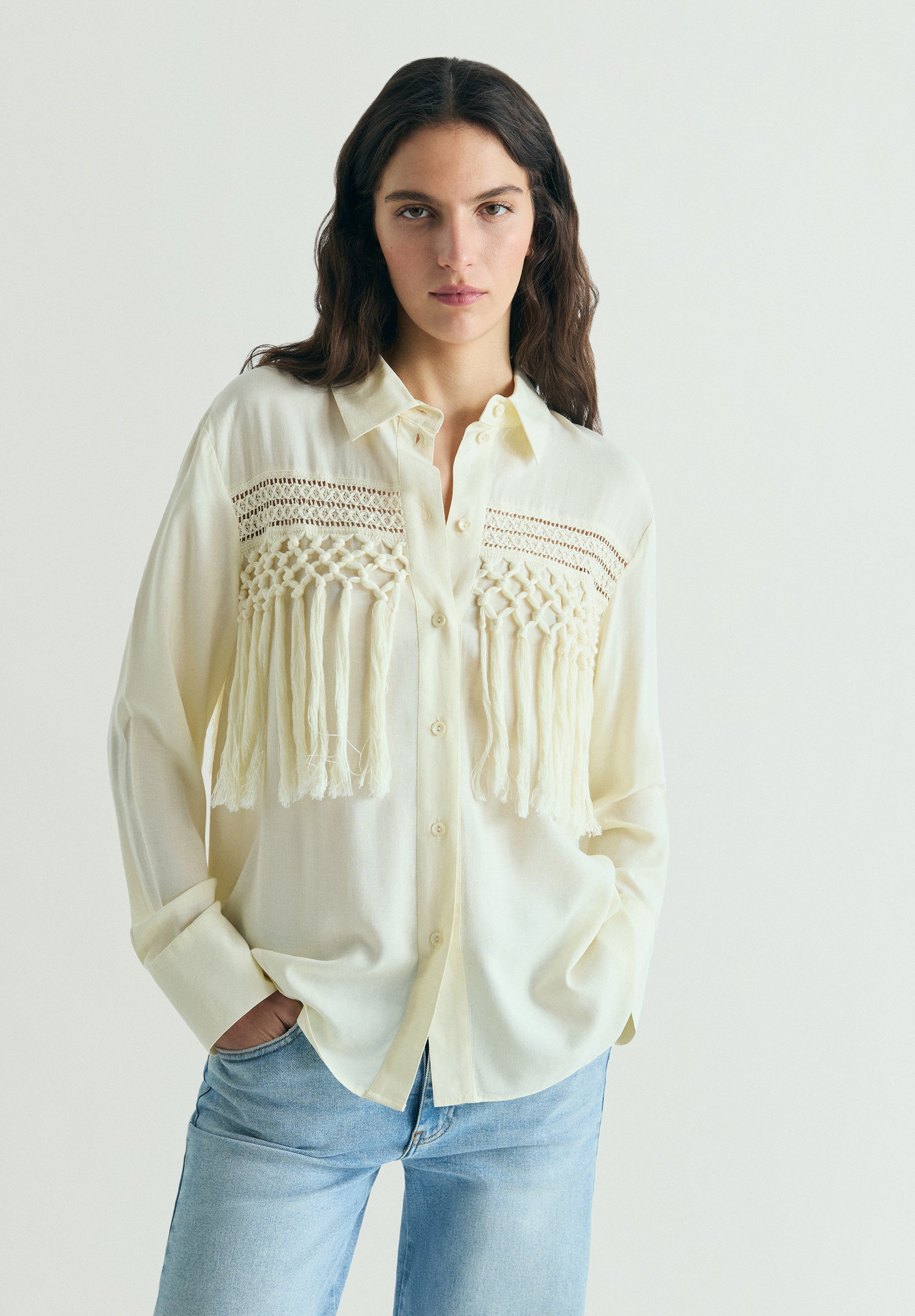 CAMISA PORMENOR DE FRANJAS