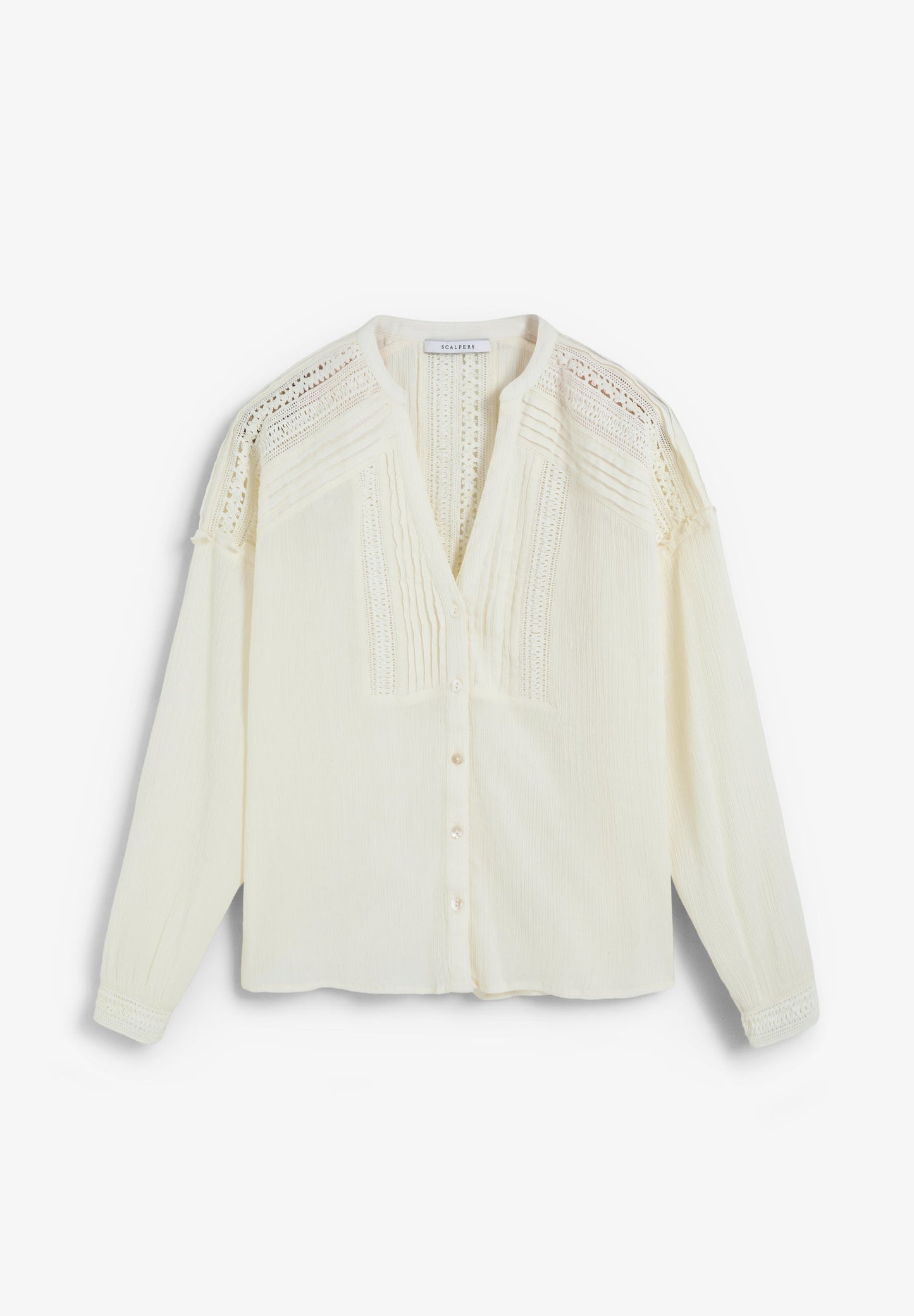BLUSA COM PORMENOR DE RENDA