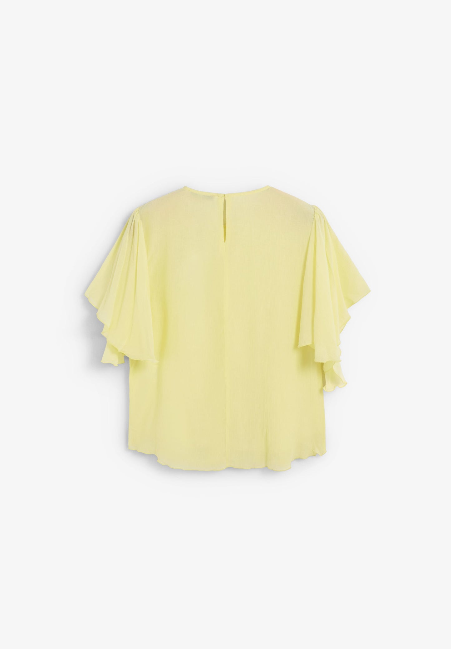 BLUSA FLUIDA COM FRANZIDOS