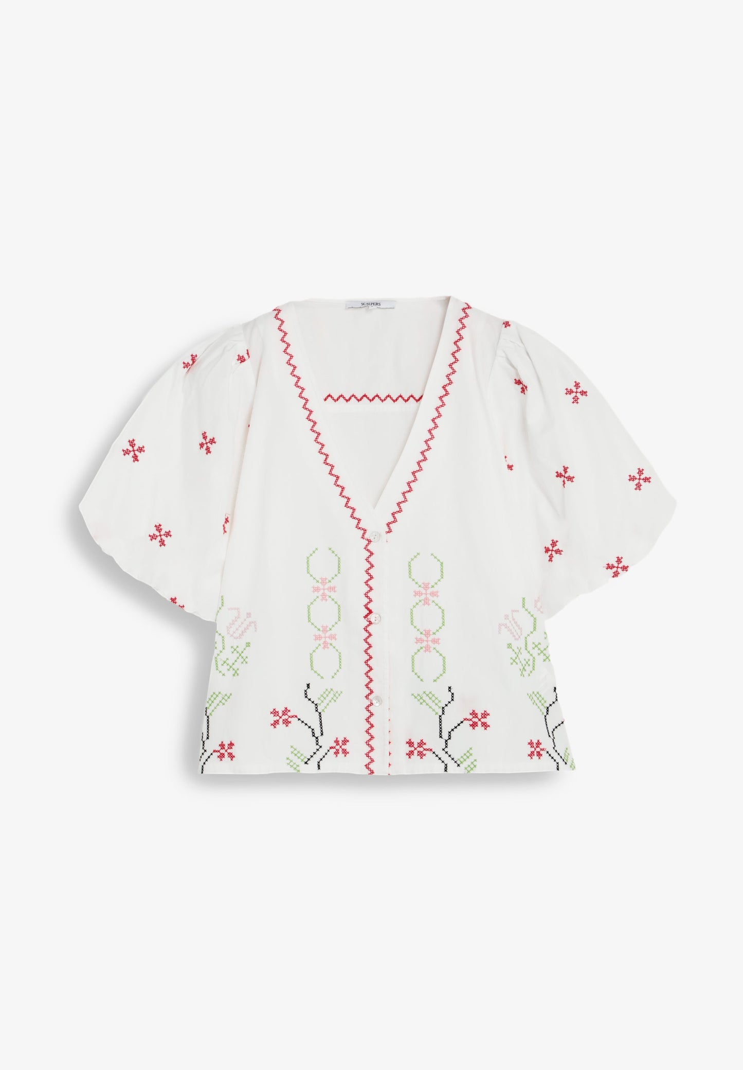 BLUSA BORDADOS FLORAIS