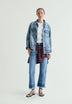 CAMISA DENIM DESBOTADA