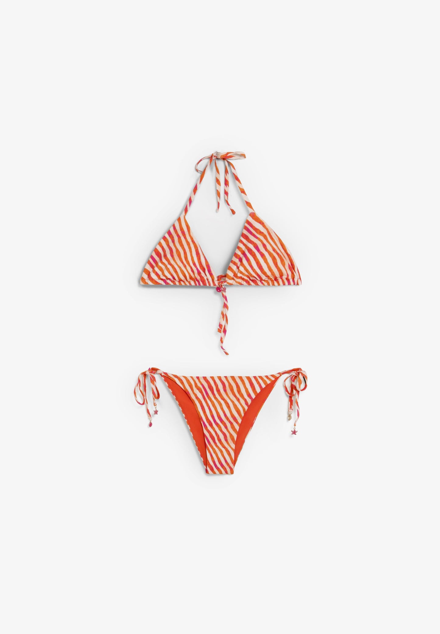 BIQUÍNI TRIANGULAR COM ESTAMPADO ANIMAL