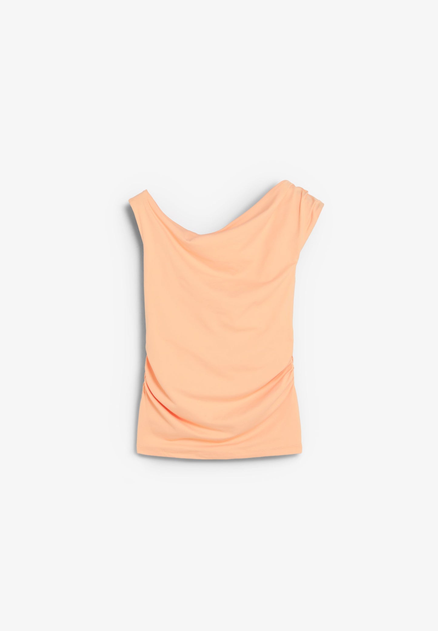 T-SHIRT DRAPEADA ASSIMÉTRICA