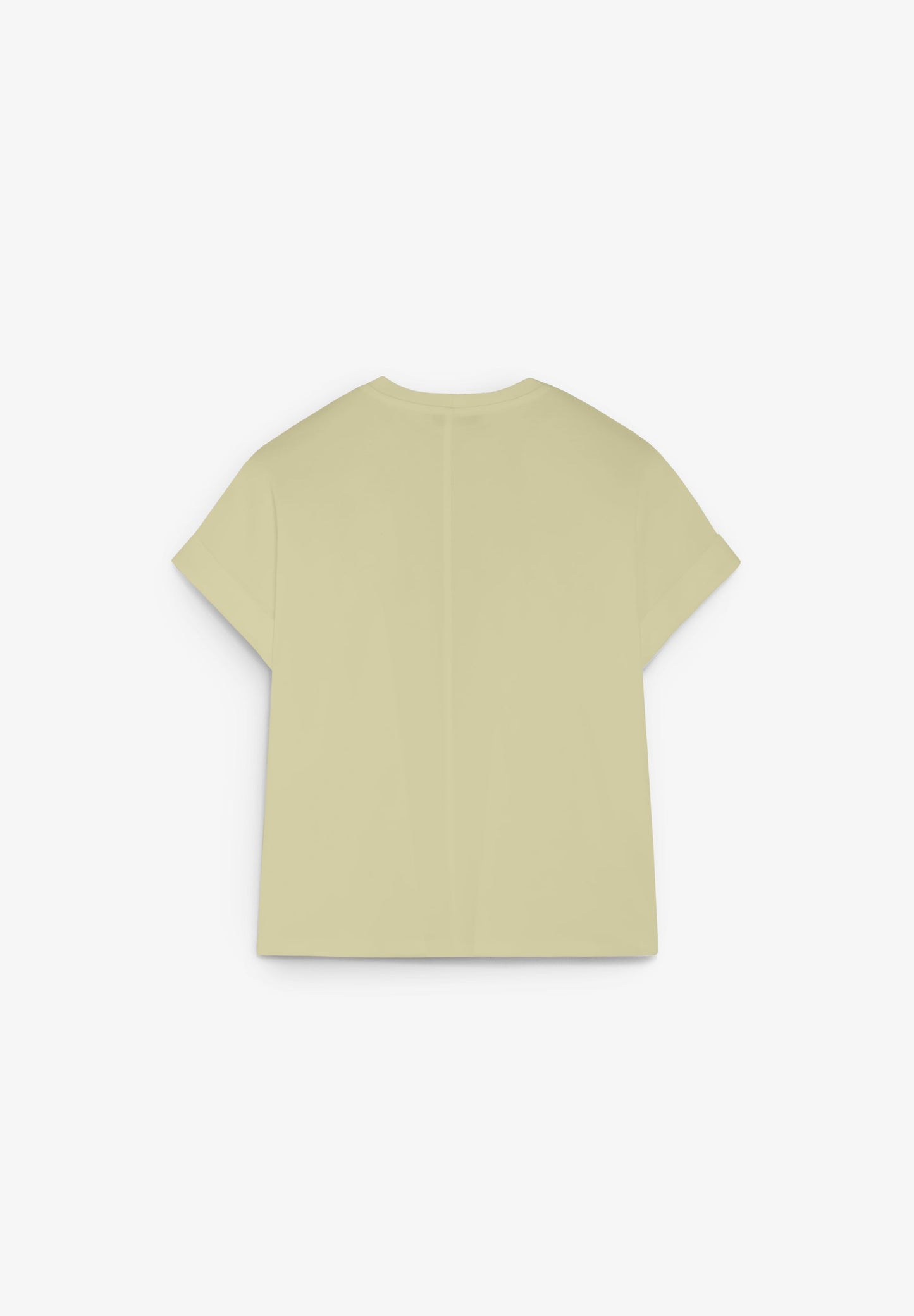 T-SHIRT BORDADA EM CONTRASTE