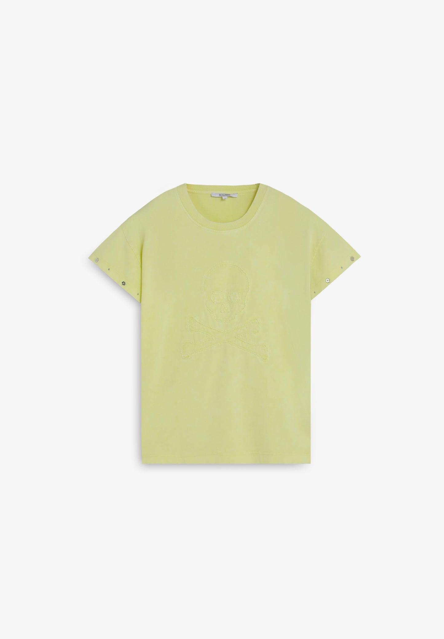 SCMARBLE STUDS SKULL TEE