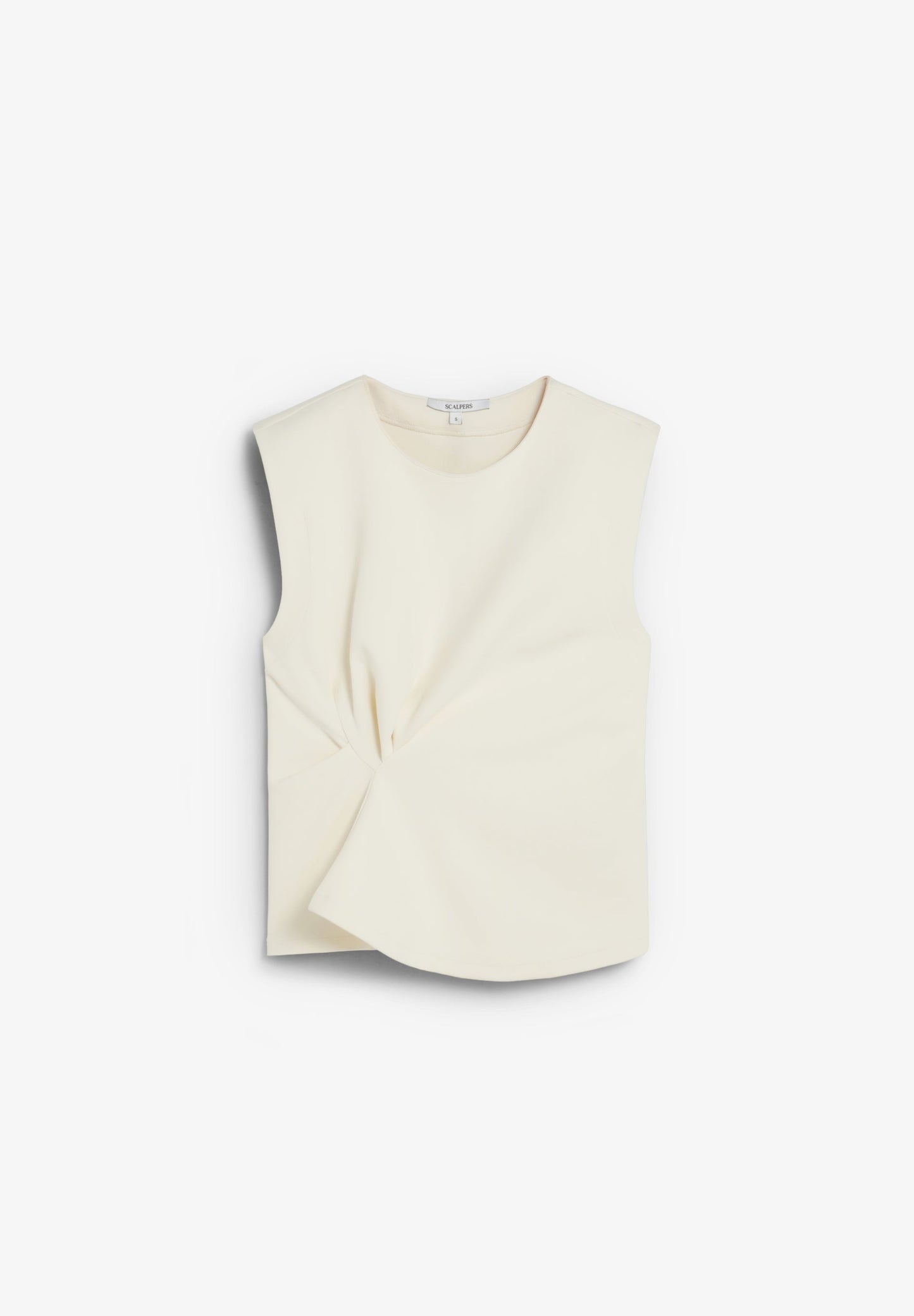 T-SHIRT COM NÓ ASSIMÉTRICA