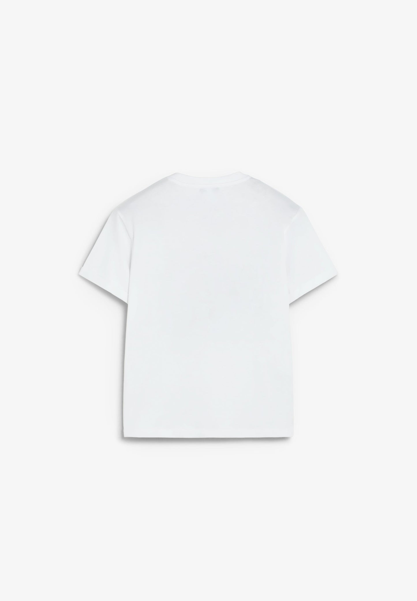T-SHIRT COM PADRÃO DE LOGÓTIPO